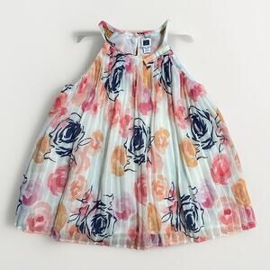 Janie & Jack Floral Toddler Dress Size 18 - 24 Months Pink Wedding Easter Spring